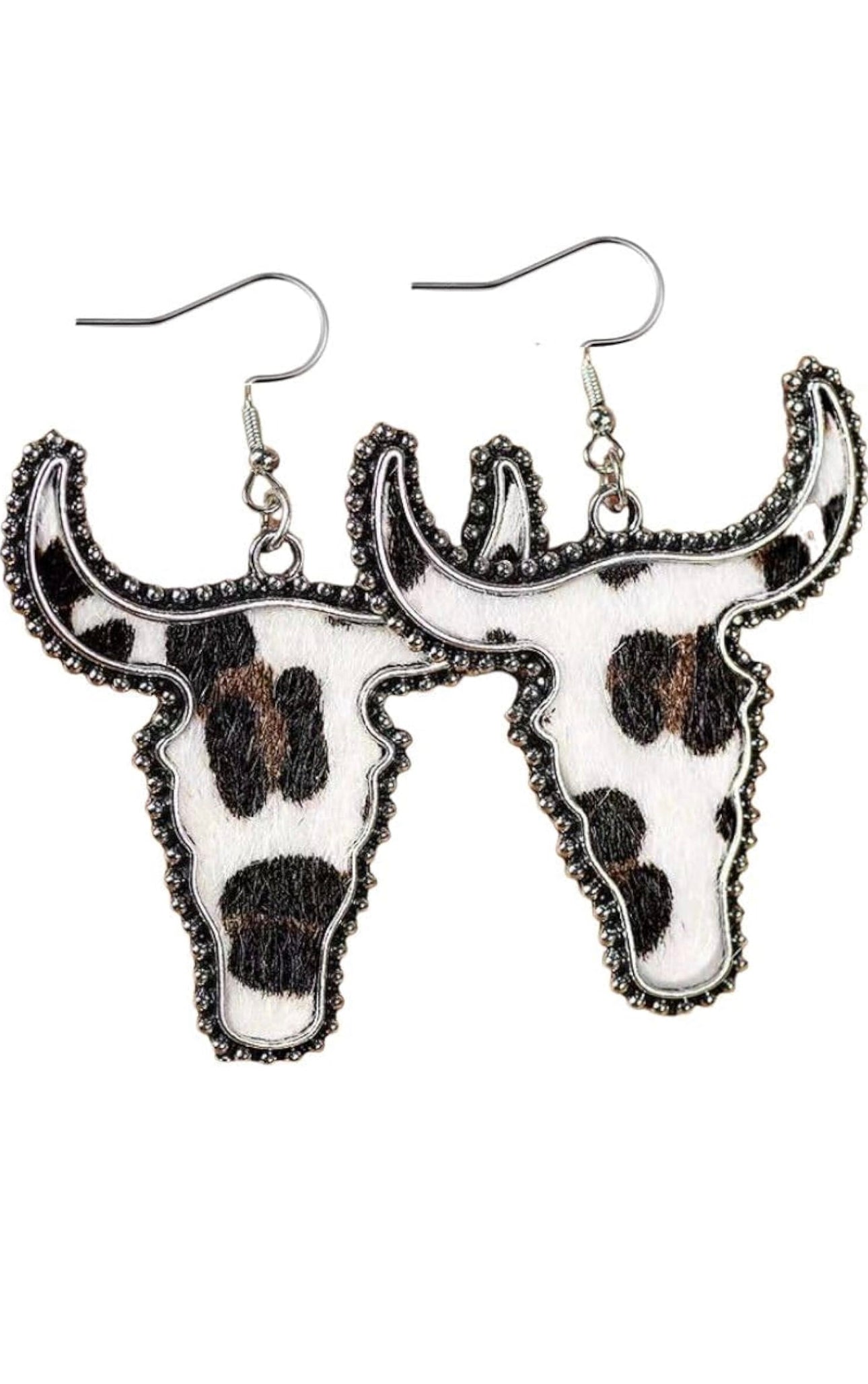 Cow Print Earrings