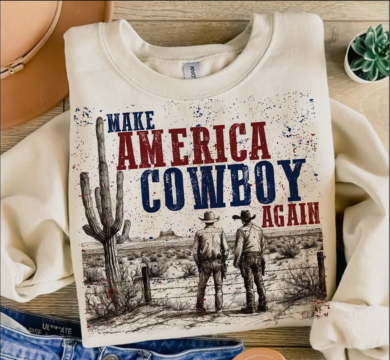 Cowboy sweatshirt